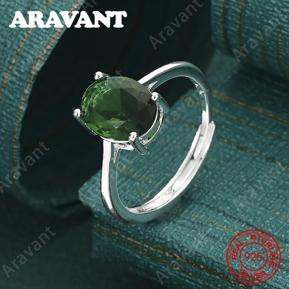925 Sterling Silver Round Zirconia Ring With Five Adjustable Colors - Women'S Commute Accessories, Gifts, And Jewelry
