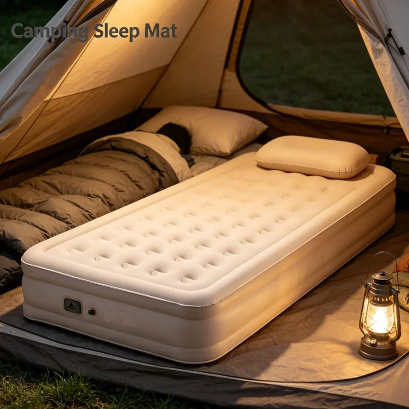 inflatable mattress, outdoor camping folding bed, automatic heightening single double air mattress bed