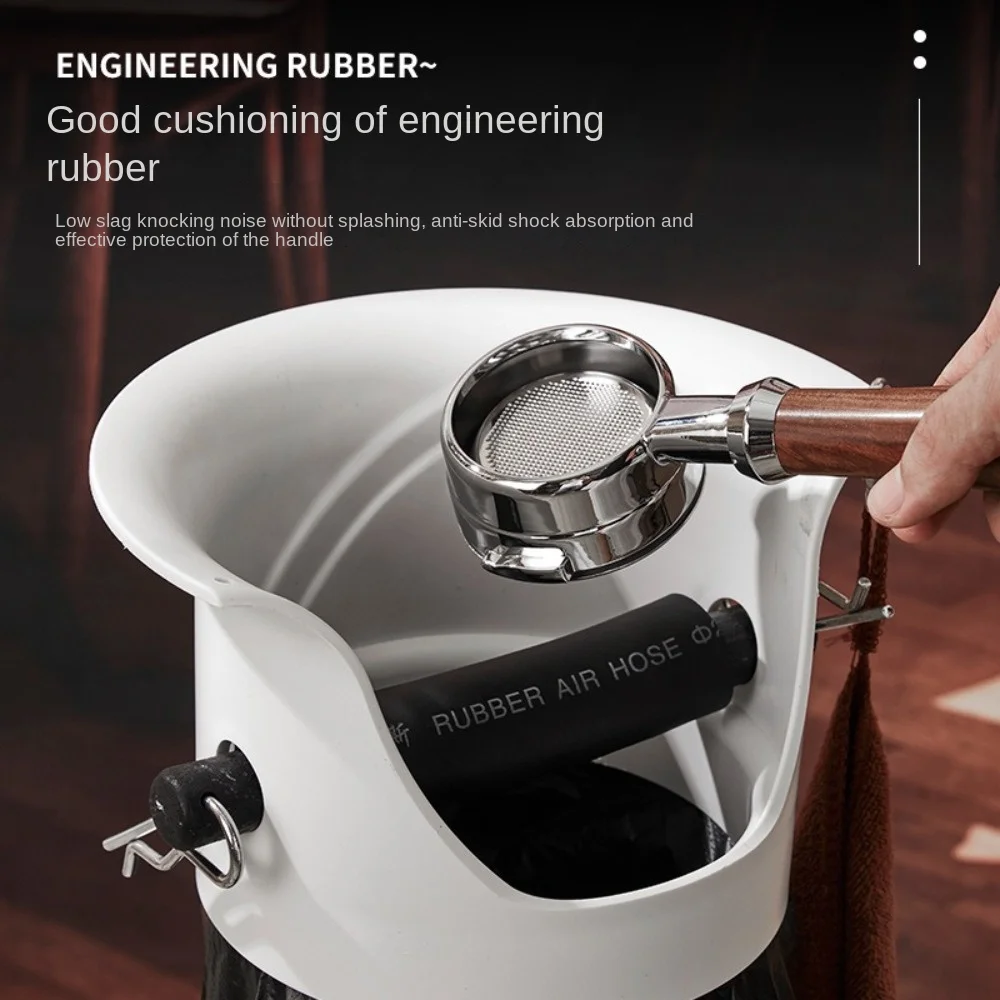 Picture 6: Large Capacity Coffee Knock Box Detachable Vertical Coffee Grounds Bucket Removable Lid Easy To Clean