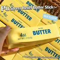 1pc Butter Stick Squishy Toy Slow Rising Squeeze Toy Butter Bar Brick Squishy Fidget Toy Anti Stress Release Hand Relax Gift Toy 5