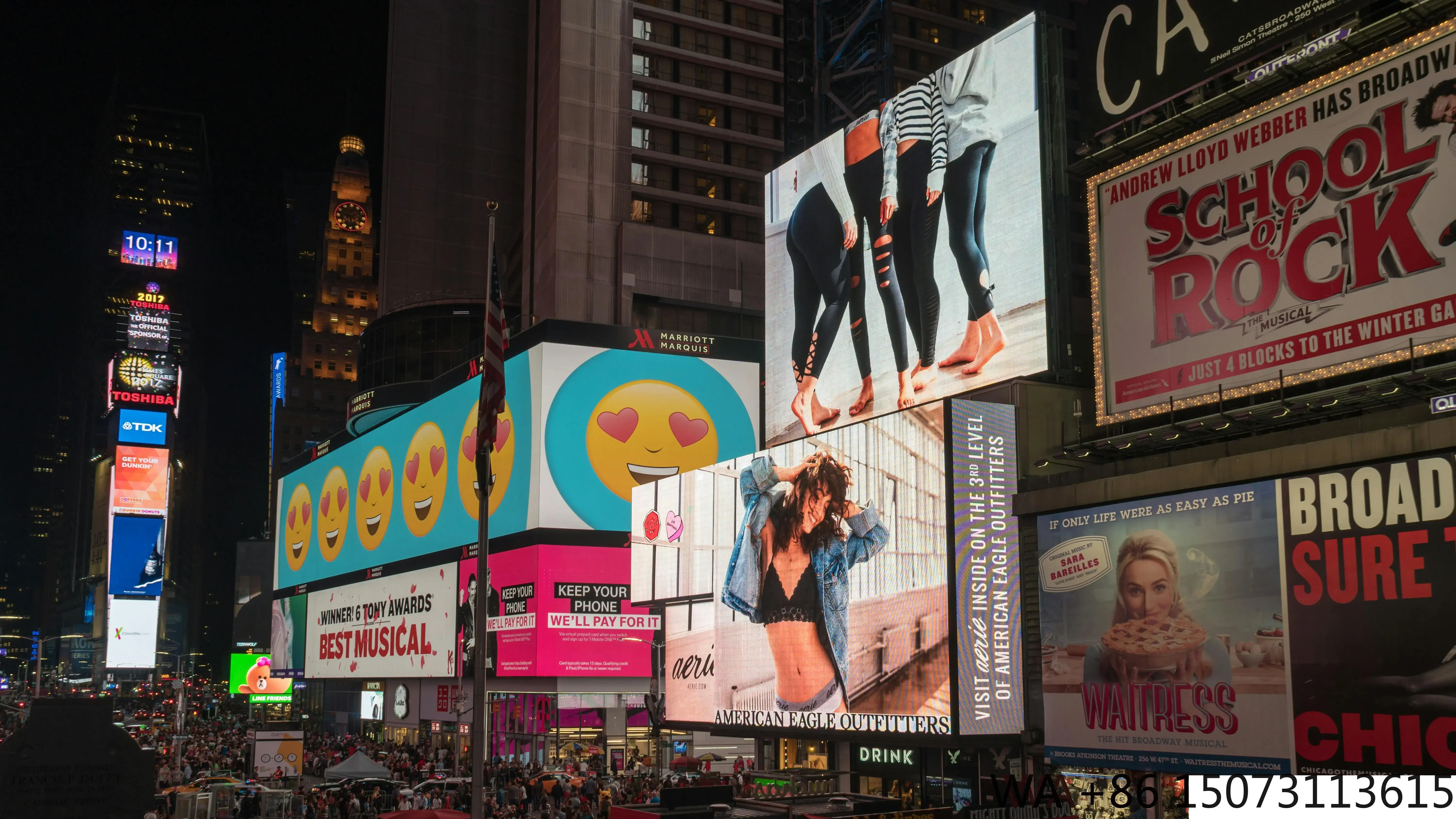 

Outdoor High Brightness P3/P4/P5 LED Billboard Full Color Large Screen for Squares