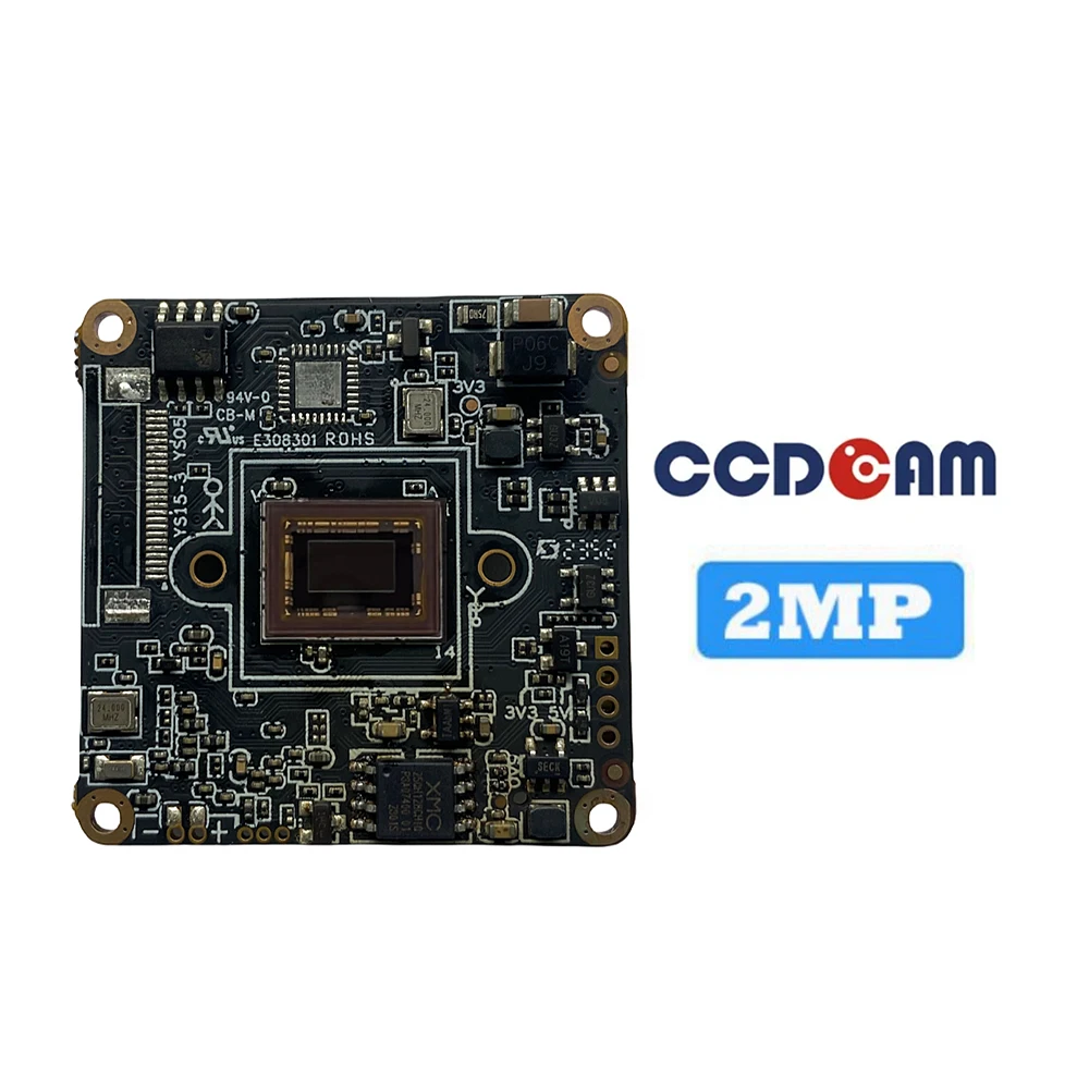 Imagem -02 - Módulo da Câmera do ip do Cctv Placa do pb da Única Camada Cctv do Ipc 2mp 30fps Gk7205v200 Imx307 H.265 H.264 Rede do Mj-peg 38x38 mm