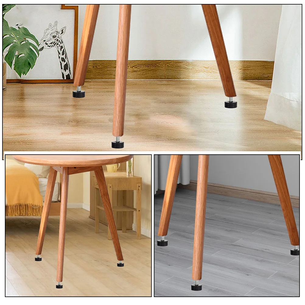 

4pcs Rubber For Furniture Anti-Slip Shockproof Pads For Table Cabinet Machine Cutting Board Feet Furniture Leg Pads Small