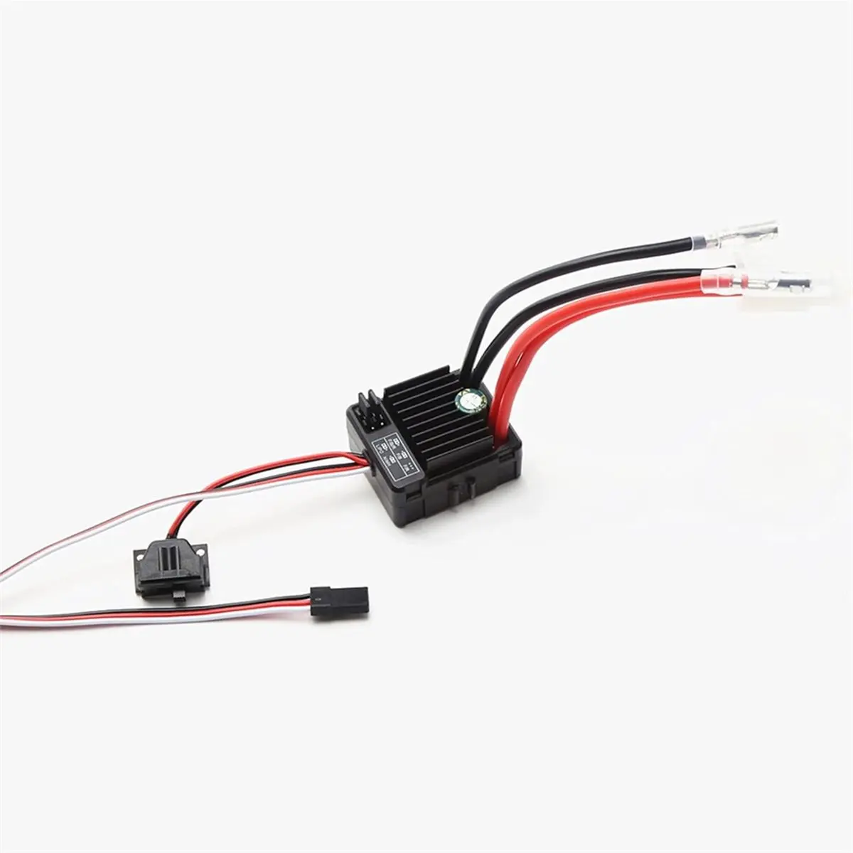 

1pc Brushed 2S-3S 60A ESC 1060 Brushed ESC, 60A Fully Waterproof ESC RTR, SCX10 Crawler Model Car/Boat Model Brushed ESC