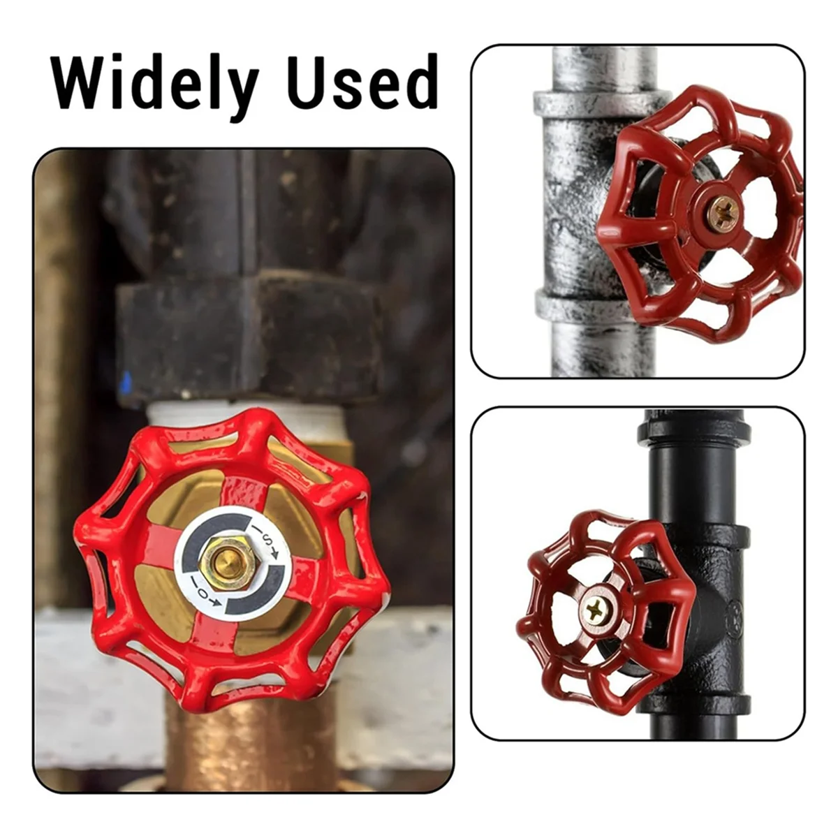 

SSR 2-упаковка наружных ручек для крана, сменная ручка колеса для крана, отверстие для штока, ручка нагрудника для шланга, чугунная ручка для крана воды