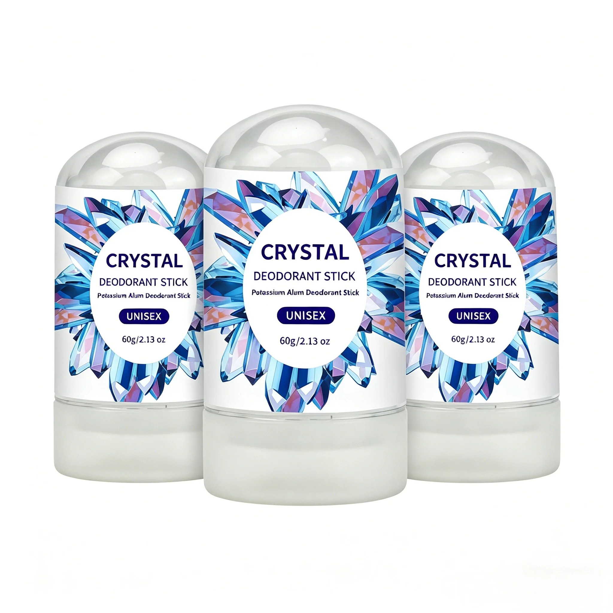 

Дезодорант-стик Crystal Alum 60 г – минеральный солевой дезодорант для мужчин и женщин, без запаха, без алюминия хлоргидрата, для ежедневного использования