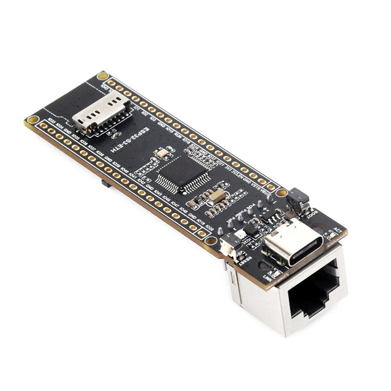 Placa de desenvolvimento ESP32-S3 eth, porta ethernet rj45 de 10/100mbps, suporte wi-fi e bluetooth, processador dual core de 240mhz
