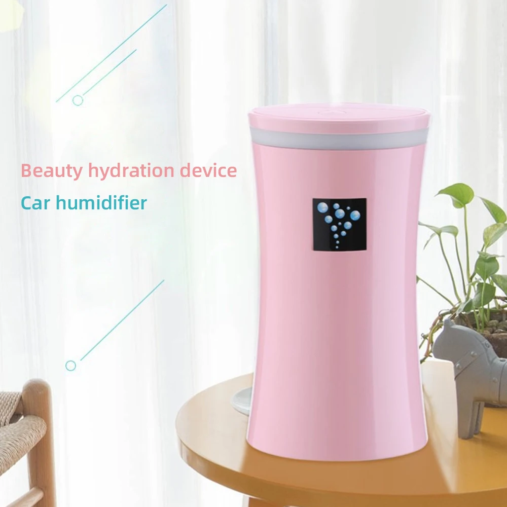 Mini USB Humidifier with LED Light  Portable Air Humidifier for Car, Office & Desk, Ultra-Quiet Personal Moisturizer, Perfect fo