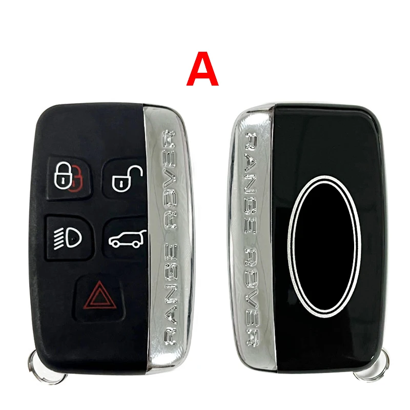 CS004011 Replacement Key Shell With Emergency Key Fit For Land Rover Range Rover Evoque Sport LR4 JLR Smart Key Case Replace