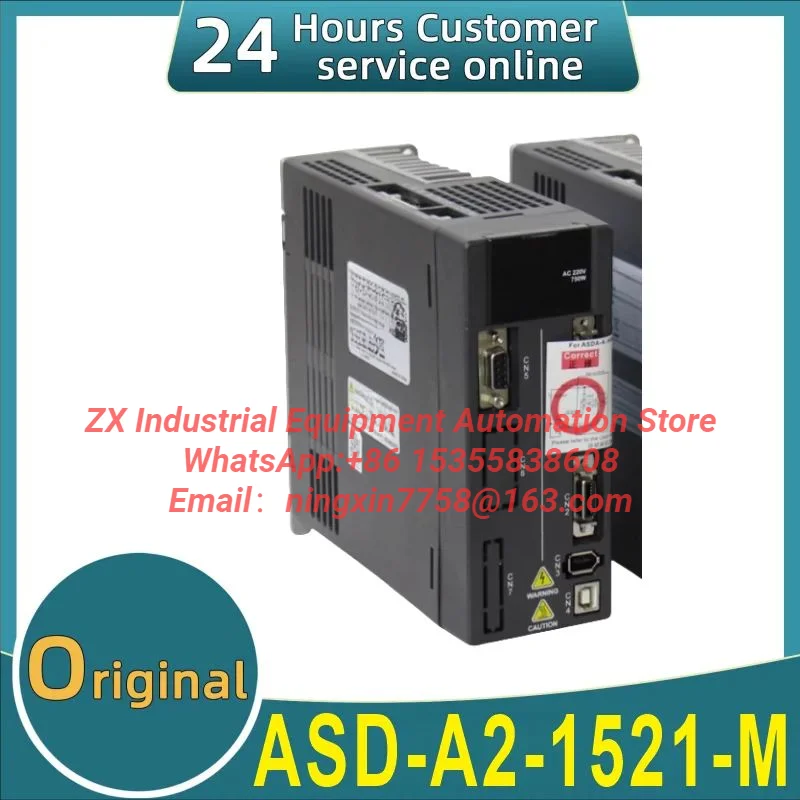 Brand new original ASD-A2-1521-M 1.5KW/A complete set (3-meter cable+CN1 plug) driven servo motor drive.