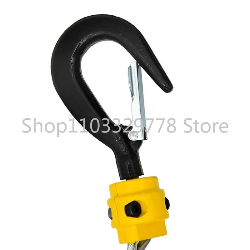 500KG Electric Hoist Portable Electric Hand Winch Traction Block Electric Steel Wire Rope Lifting Hoist Towing Rope 220V/110V