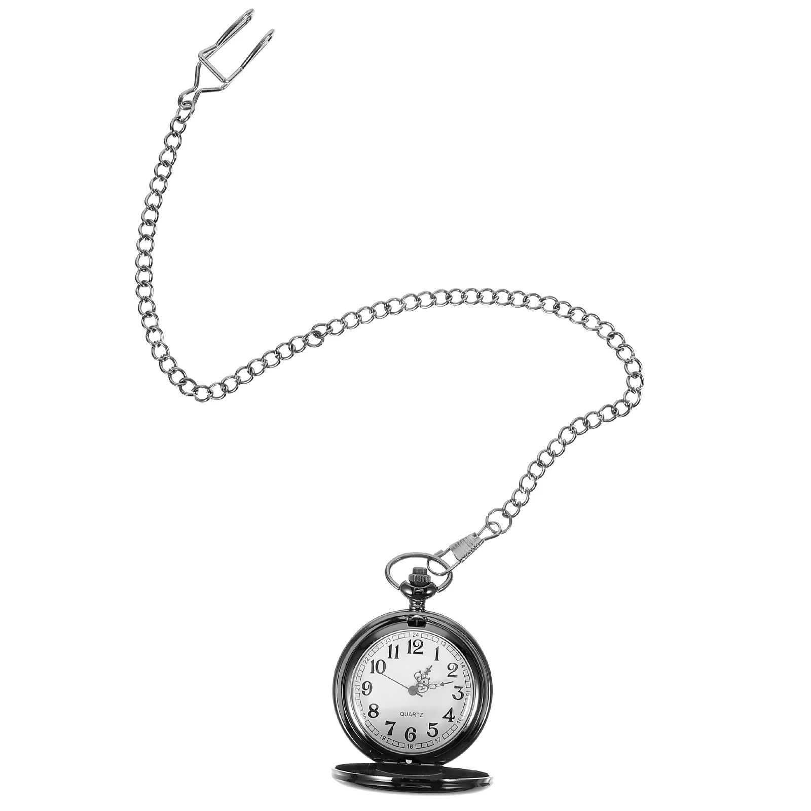 

Fashionable Pocket Gifts Pocket Watch For Father'S Day for Dad Black Color fathers day present idea vintage mens timepiece