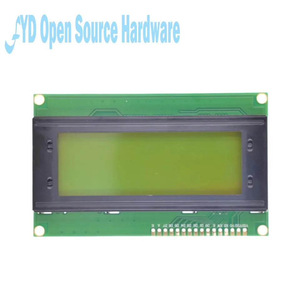 2004A LCD2004 Blue / Yellow-Green LCD Screen Module LCD Display Module Blue Yellow-Green IIC/I2C 3.3V/5V For Arduino Dit Kit