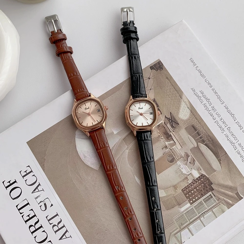 

New Women'S Luxury Minimalist Wristwatch, Elegant Square Retro Dial, High-End Selection, Perfect Birthday Gift For Ladies.