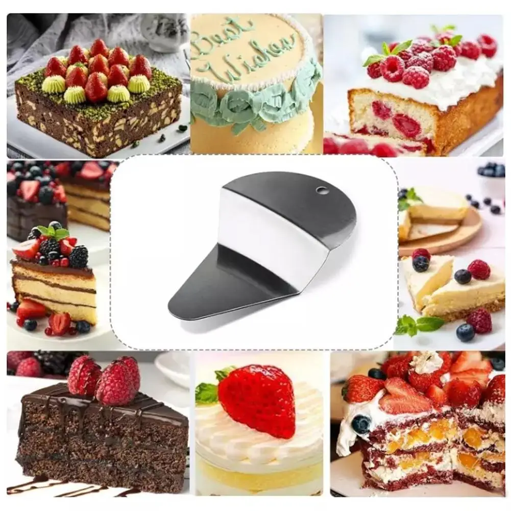 Stainless Steel Cake Server Cutter Pie Pizza Server Baking Spatulas Tools Cutter Shovel Cake Kitchen Pastry B6V3