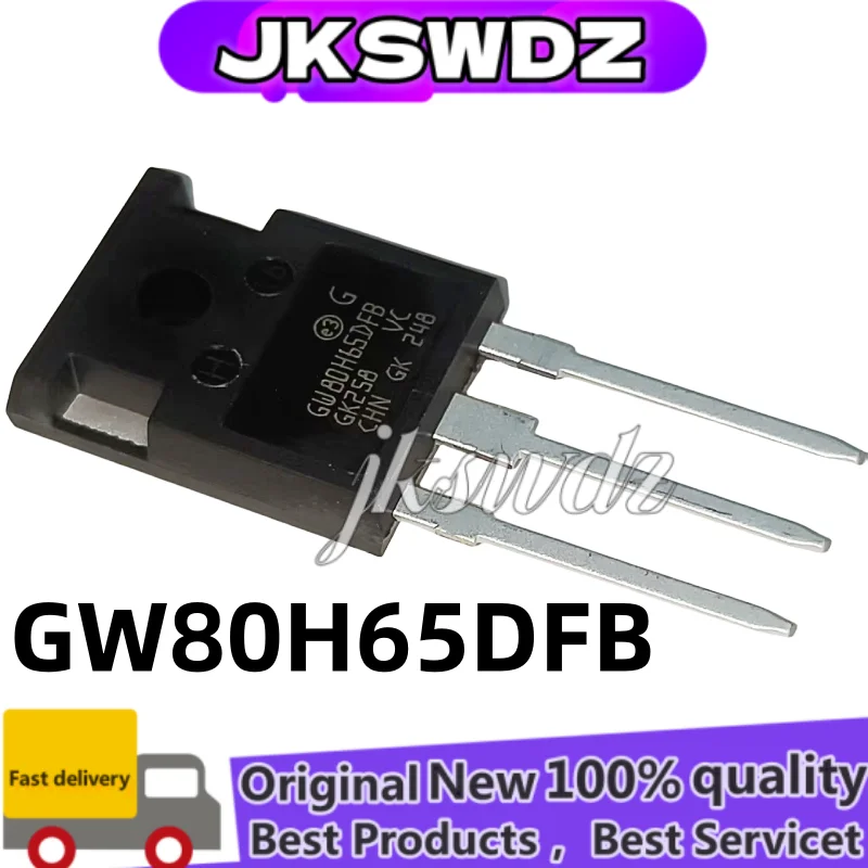 

10PCS 100% NEW Original GWA80H65DFB GW80H65DFB GWA80H65 80A 650V TO-247 IGBT power transistor