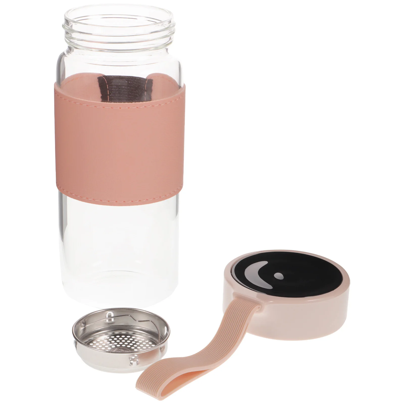 

Portable Glass Water Bottle Heat Resistant for Daily Use Easy to Carry and Hold Water Bottle School Bottles