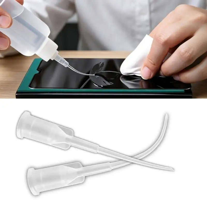 

Angled Glues Applicator Needle Dispensing Needle Perfect For Delicate Work On Mobile Devices And Small Components D2RC