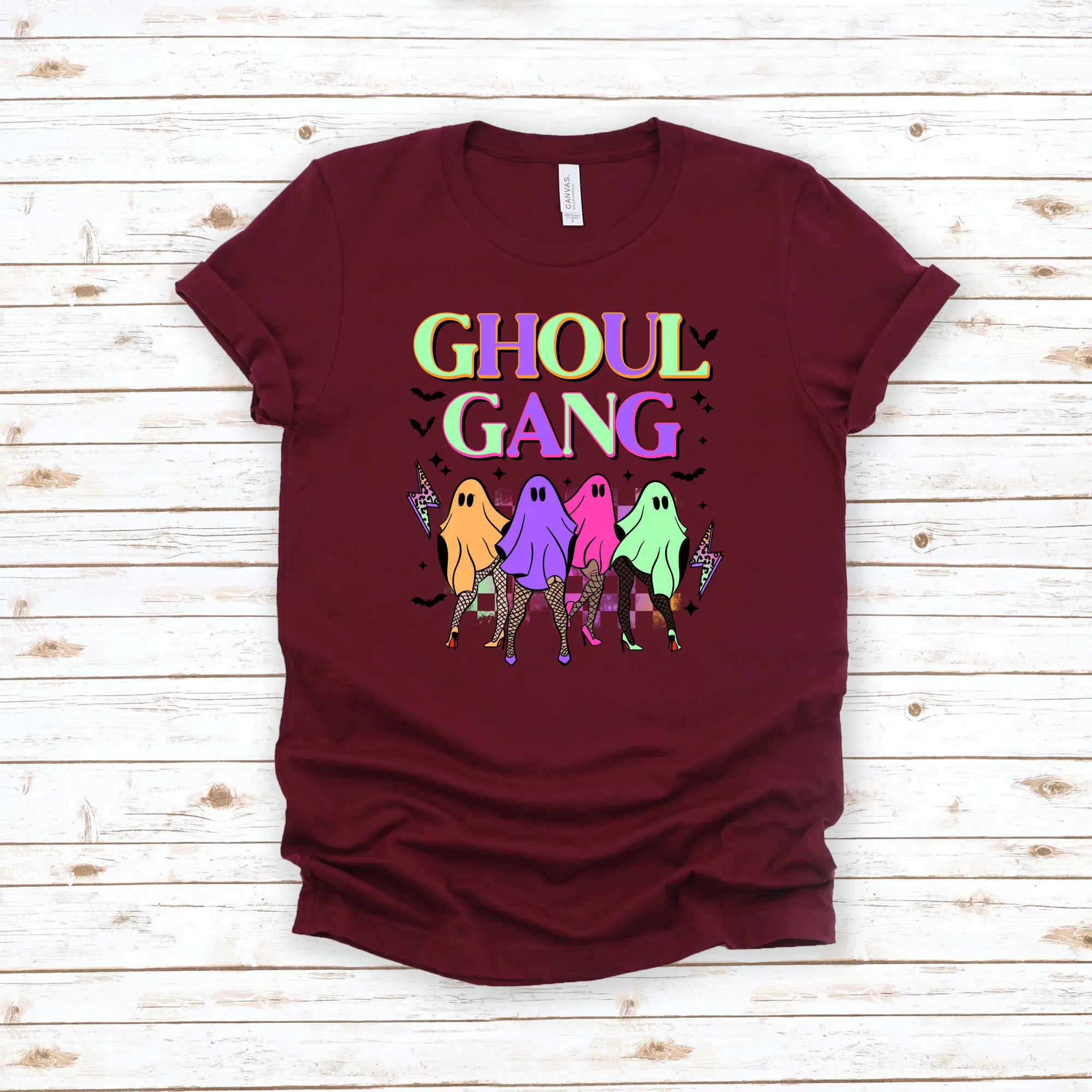 Ghoul Gang T Shirt Halloween Funny Ghost Party Spooky Season Trick Or Treat