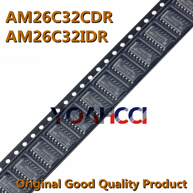 

AM26C32CDR AM26C32IDR (5-200 шт.) Бесплатная доставка SOIC-16 Quad Receiver RS-422 16-контактный SOIC IC чип, оригинал на складе