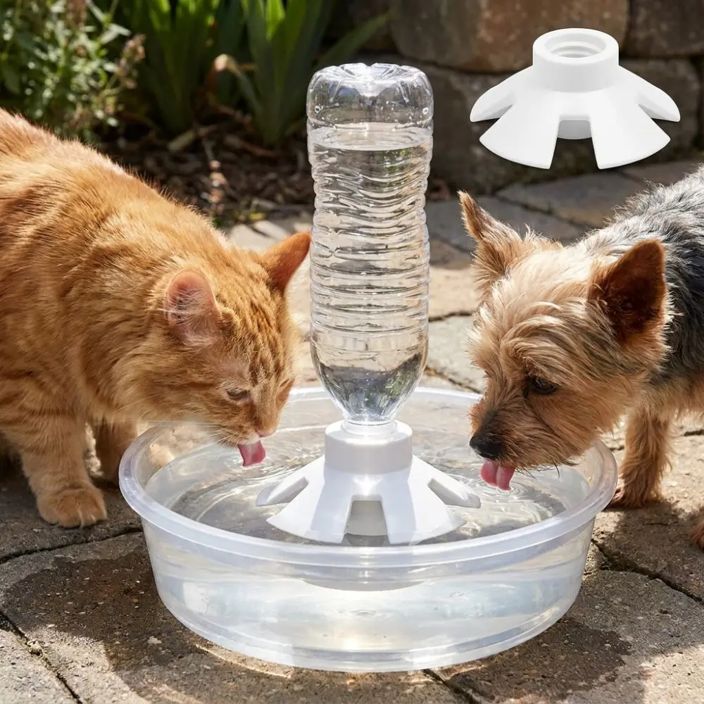 Anti-Slip Automatic Pet Water Dispenser 3D Printed Anti Overturning Cat Water Bowl Auto Refill Water Constant Water Level