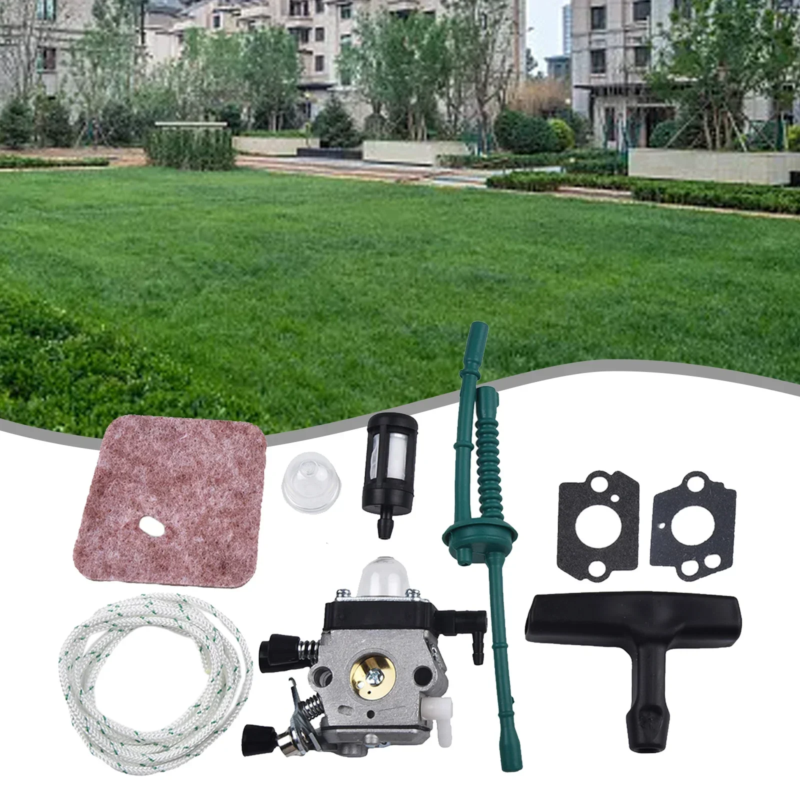 Frese Carburatore PER ZAMA C1Q-S66 FS46 FS55 FS55R FS55 C1Q-S186A C1Q-S186B C1Q-S71 C1Q-S97 A Guarnizioni del filtro del carburante