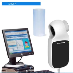 CONTEC SPM-A Digital Hand-held Spirometer Lung Breathing Mouthpiece PC software