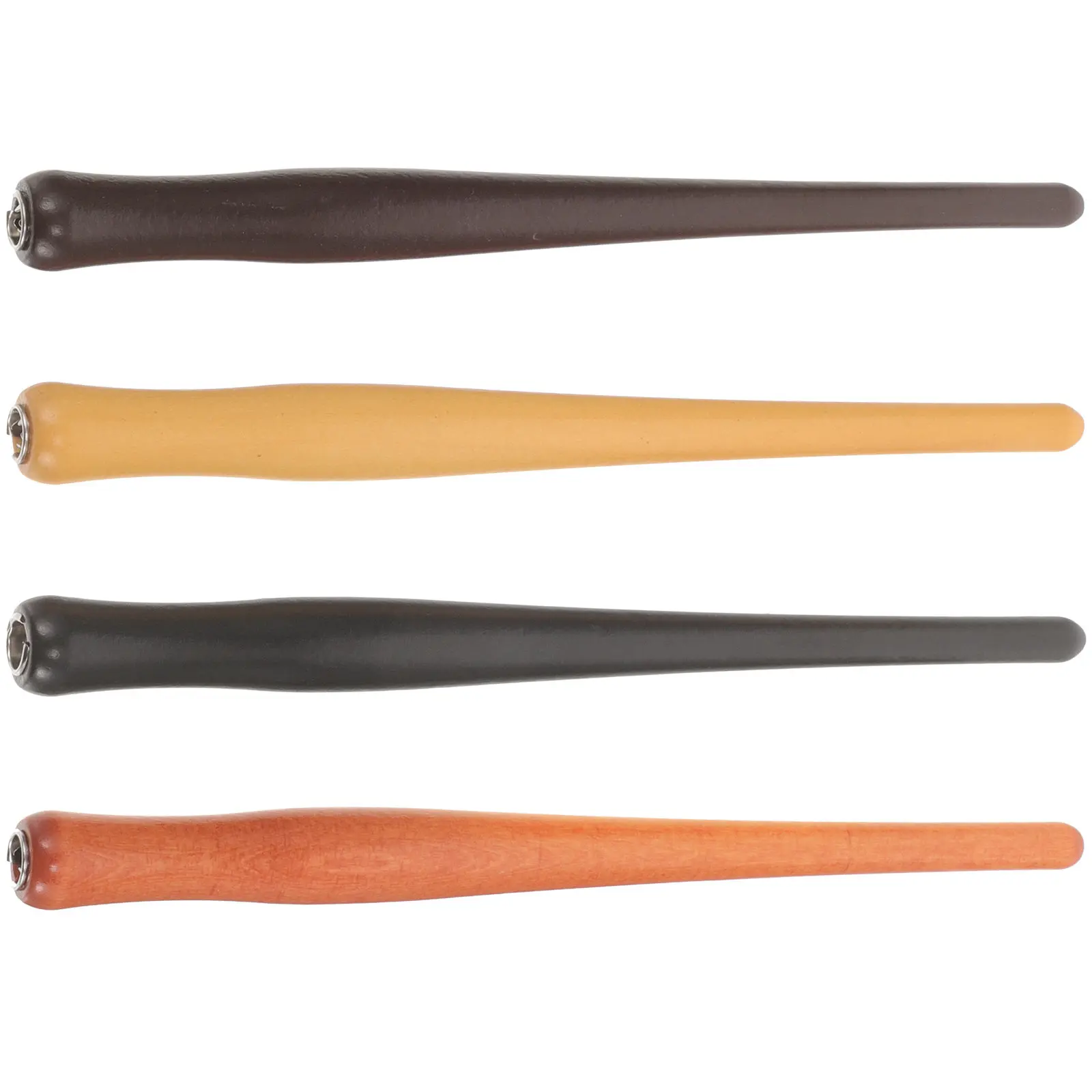 

4Pcs Wood Calligraphy Nib Holders Ergonomic Comfortable Design Cartoon Comic Dip Pen Writing Supplies Gift Set