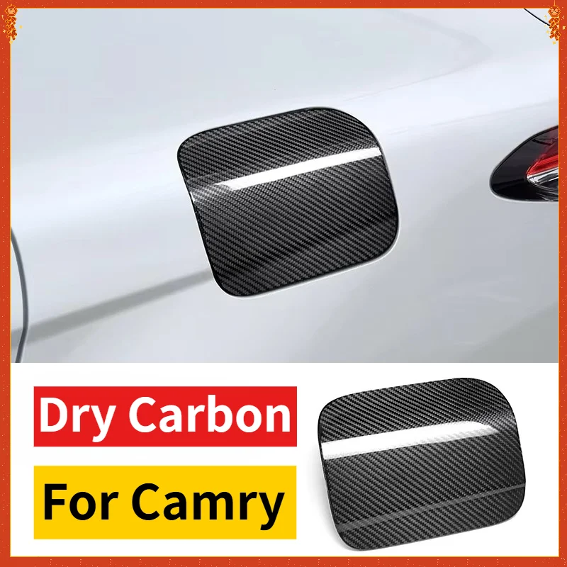 

Для Toyota Camry настоящее сухое углеродное волокно 2024-2025, крышка топливного бака, внешнее украшение, комплект кузова, модификация, аксессуары