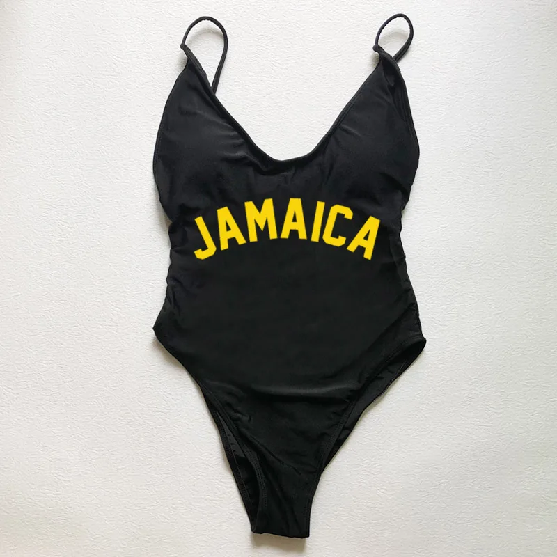 IBIZA Costumi da bagno Donna Costume intero imbottito sexy JAMAICA Costume da bagno donna monokini Beachwear Bikini maillot de bain femme