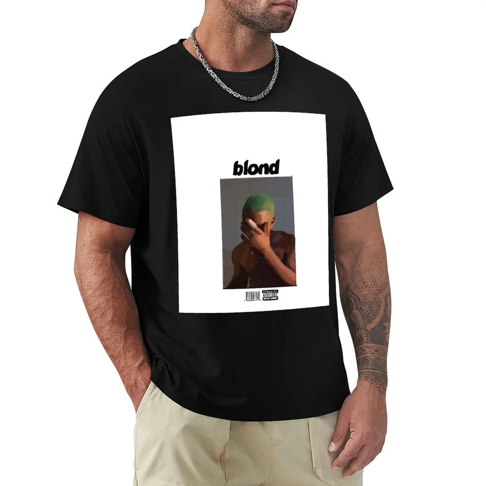 

Frank Ocean - Blonde T-Shirt summer clothes korean fashion tees oversized graphic tee t shirt men 100℅ cotton