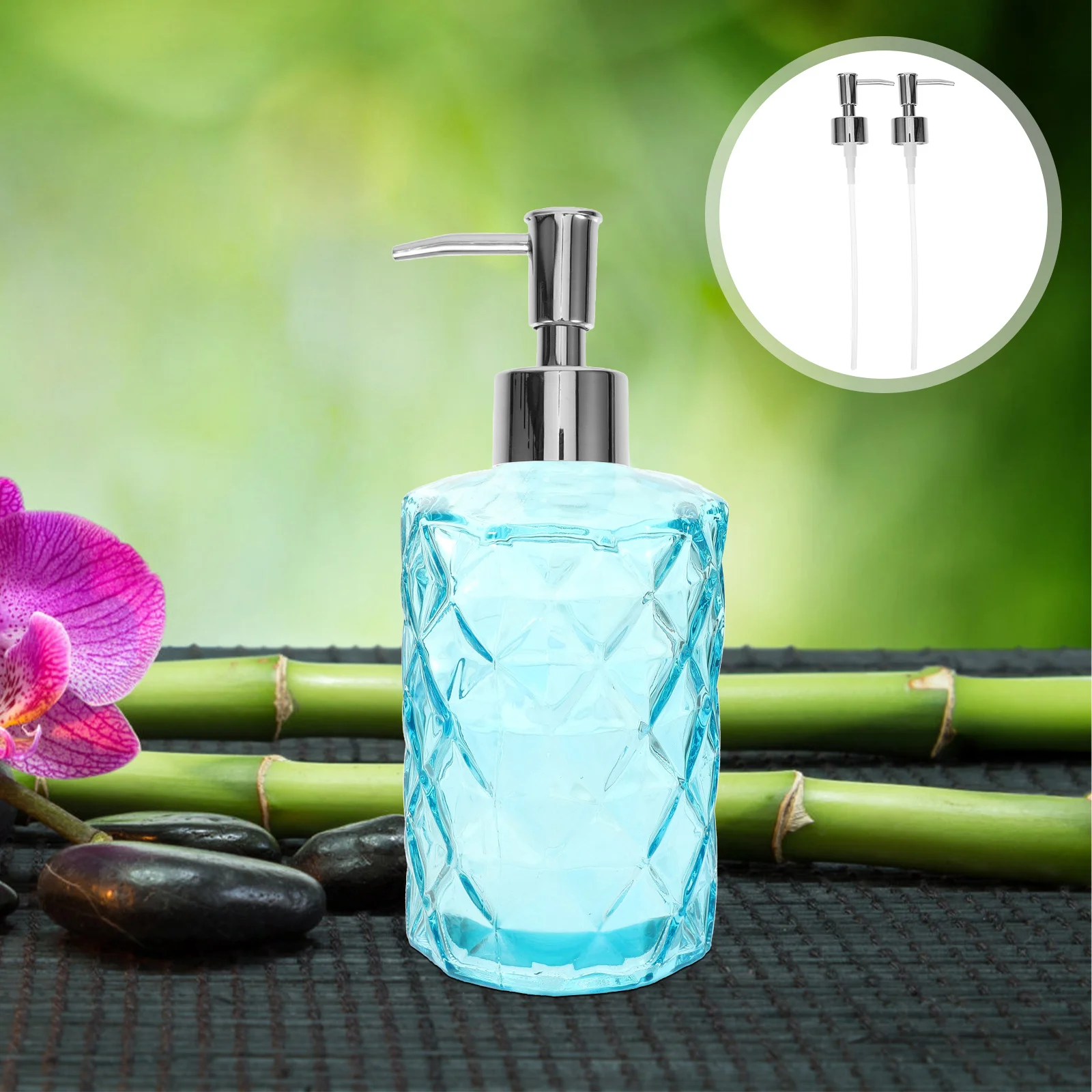 

2pcs Head For Gallon Bottles Soap Lotion Shampoo Dispenser Replacement Bottle Pump Pressing Pump For Kitchen Bathroom Use