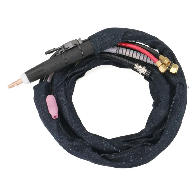 WP-18P ตรง shank น้ำ cooled argon เชื่อมไฟฉาย WS-315/400 CNC อัตโนมัติเชื่อมพิเศษเชื่อม 4 เมตรปืน