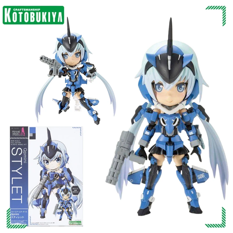 Коллекционная пластиковая модель-конструктор Kotobukiya Qpmini Mobile Suit Girl (серия Frame Arms Girl) без масштабной пропорции