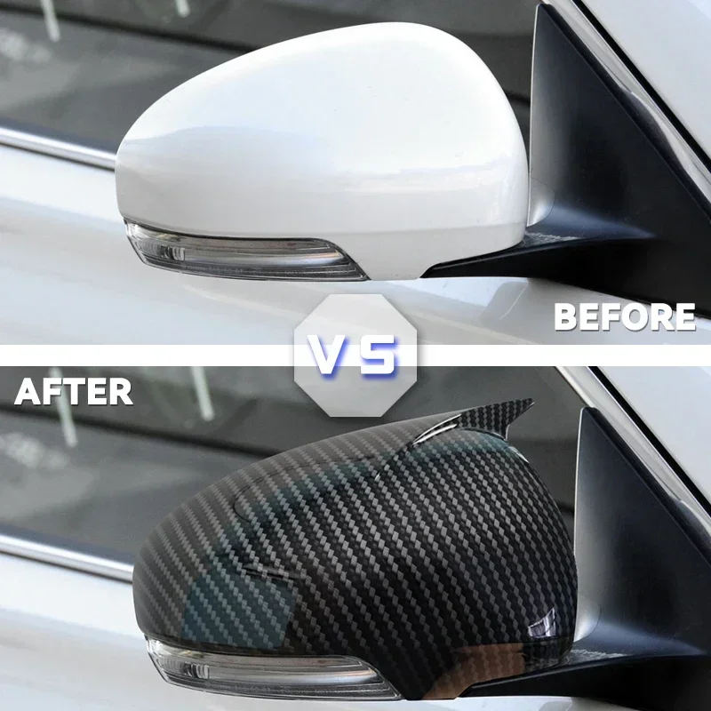 Car Housing Cap Rearview Mirror Cover With Turn Signal Light Lamp For Toyota Mark X Reiz 2010 - 2016 Mirror Caps