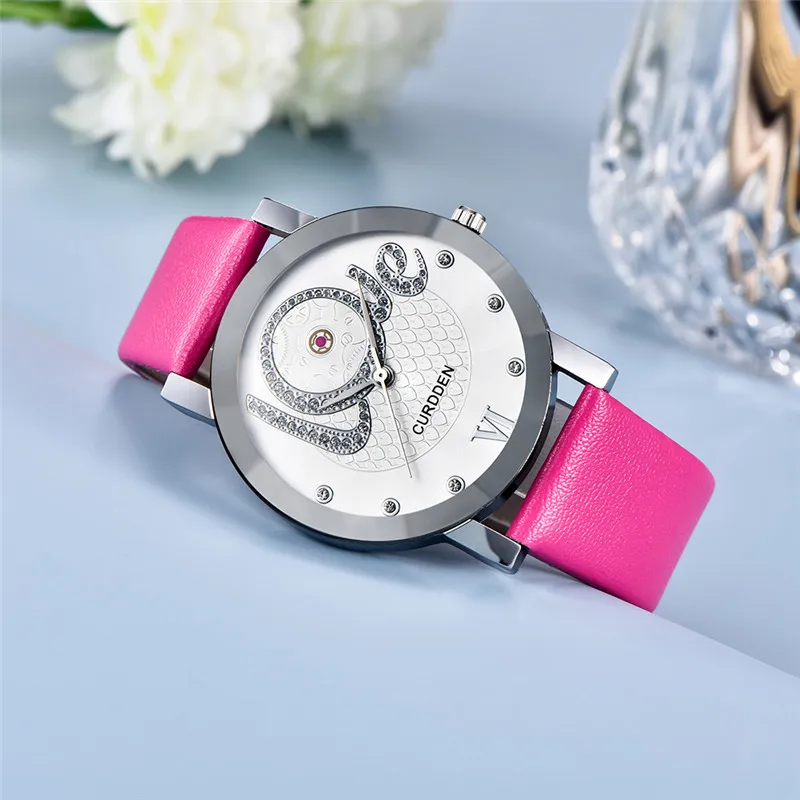 CURDDEN Brand Watches For Lovers Women Fashion Leather Band Simple Quartz Clock Montre Men Cheap GiftS Watch Black Relogio 2024