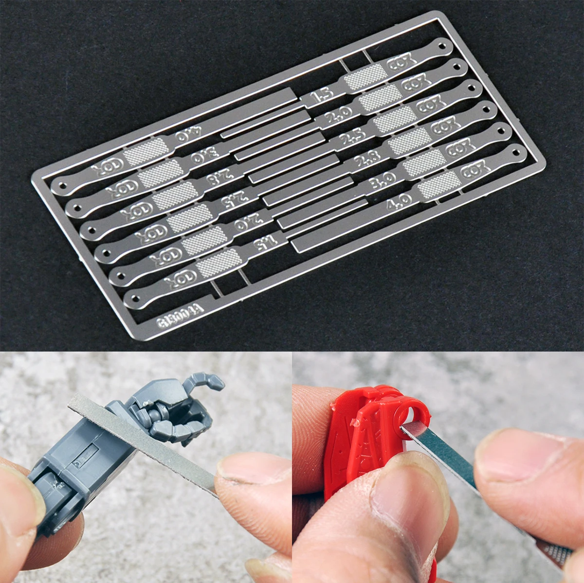 

Stainless Steel Scale Model Kit Building Tools Assembly Polisher Sander Grinding Sanding Board Polishing tools & Sandpaper set