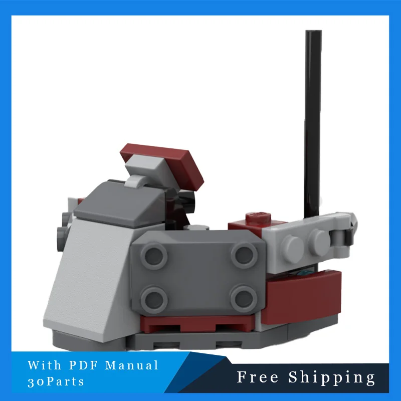 

30 PCS Small Command Center Technology Modular Creative Building Blocks Model Children DIY Assembly Toy For Boys Christmas Gifts