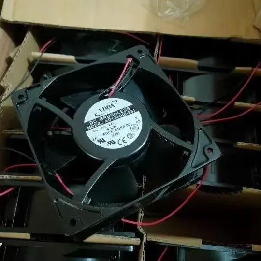 

1 Pcs Ad1224hb-f51 Dc24v 0.32a 12cm 12038mm Metal Ball Cooling Brand New Original Spot