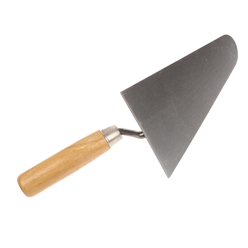 مثلث التشطيب مجرفة ث/مقبض كشط الاسمنت ملموسة مجرفة ل الجص الجصي بلاط الأرضيات أدوات بطانة الخرسانة