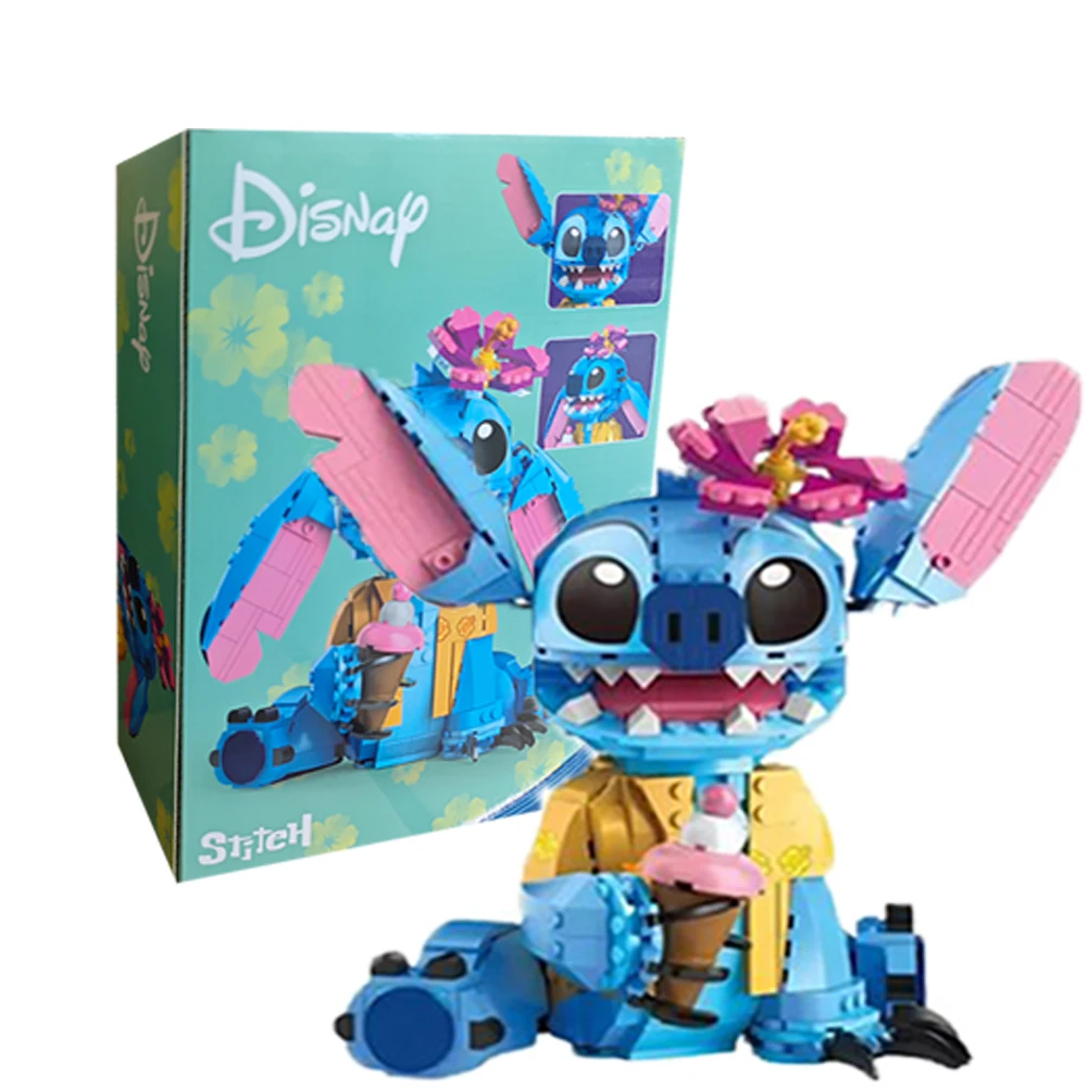 Novo ponto anjo cp blocos de construção 2025-grande peça dos desenhos animados brinquedos com orelhas móveis crianças montagem presente para meninos meninas aniversário