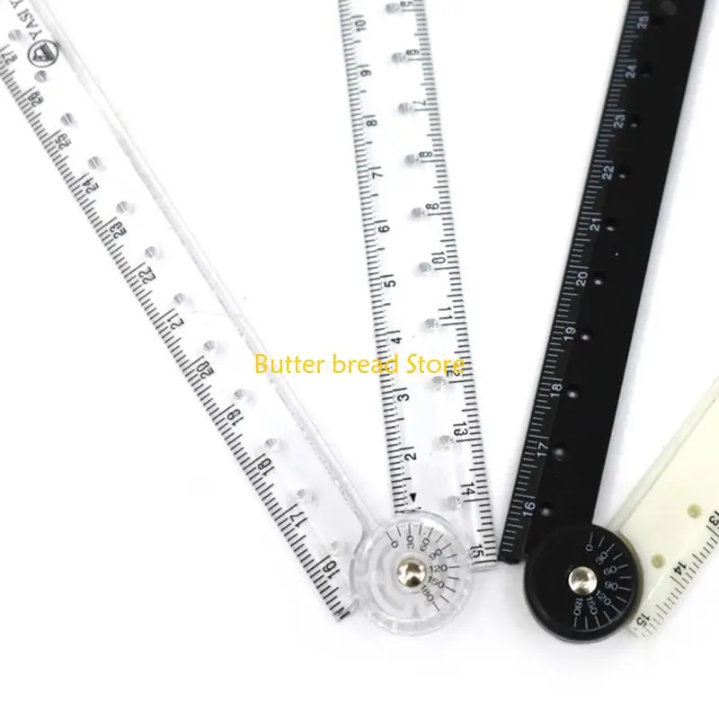 W89C Pack из 3 правителей 30 см складной гибкой линейки измерения линейки линейки правителя, складной прямой линейки, геометрия