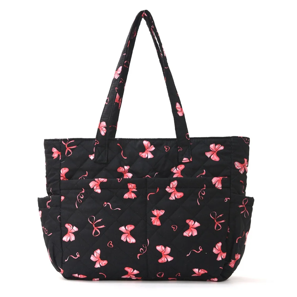 

Durable Cotton Polyester Travel Tote Bag Large Capacity Lightweight Design Travel Handbag Shoulder Bag Travel