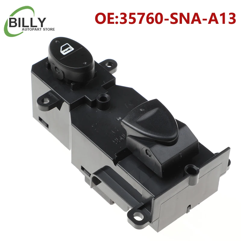 35760-SNA-A13 35760SNAA13 Interruptor de bloqueo de puerta de ventana eléctrica del lado del pasajero para Honda Civic 2006 2007 2008 2009 2010 2011