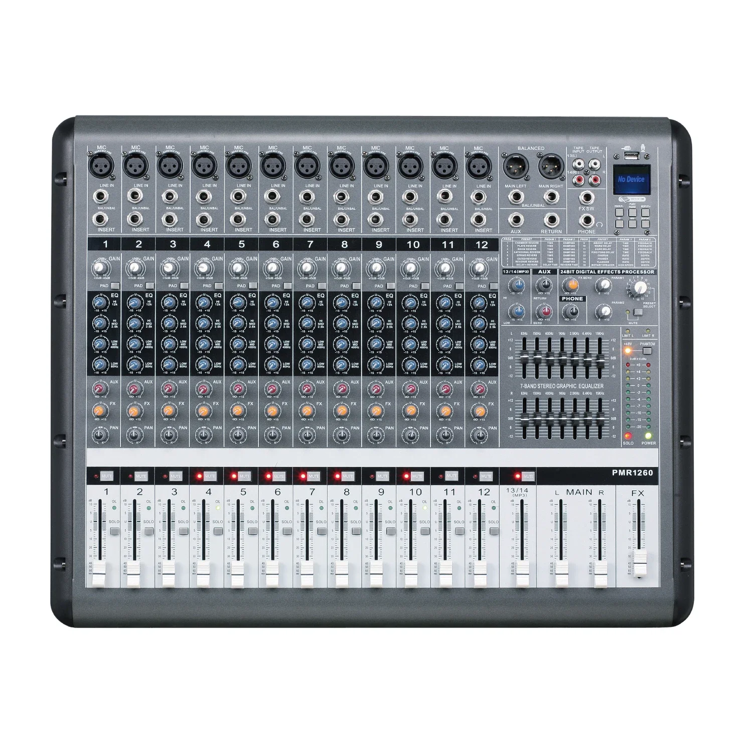 Professional Broadcast Dj Music System Oem Digital Recording Audio Mixer Mixing Console