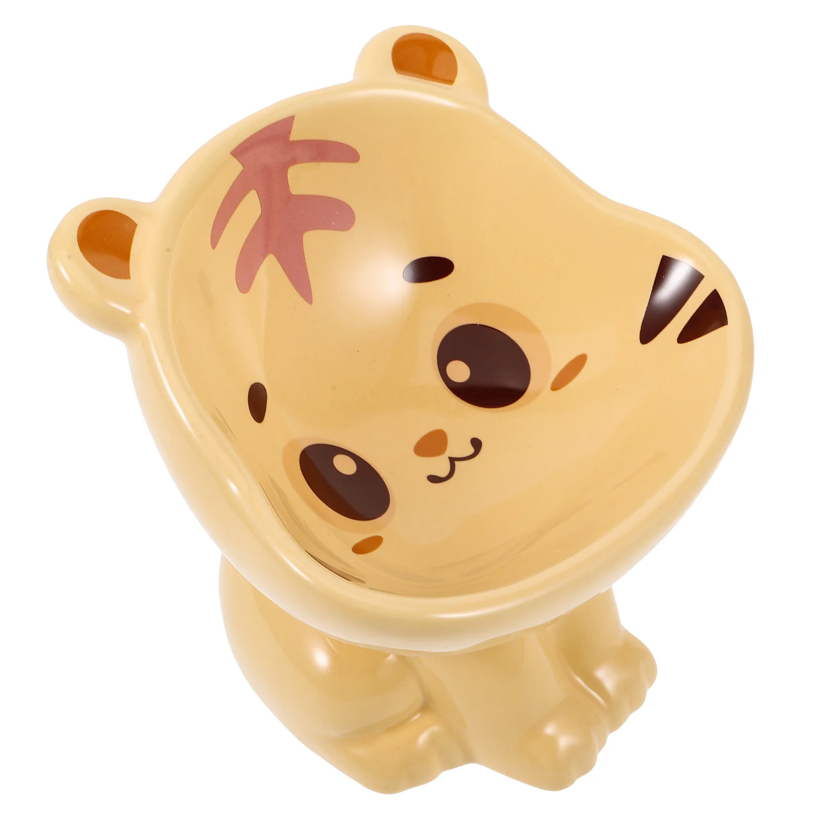 

Raised Cat Bowl Elevated Design Non Slip Base Smooth Surface Easy Cleanup Portion Control Vomiting Prevention Elevated Cat Bowl