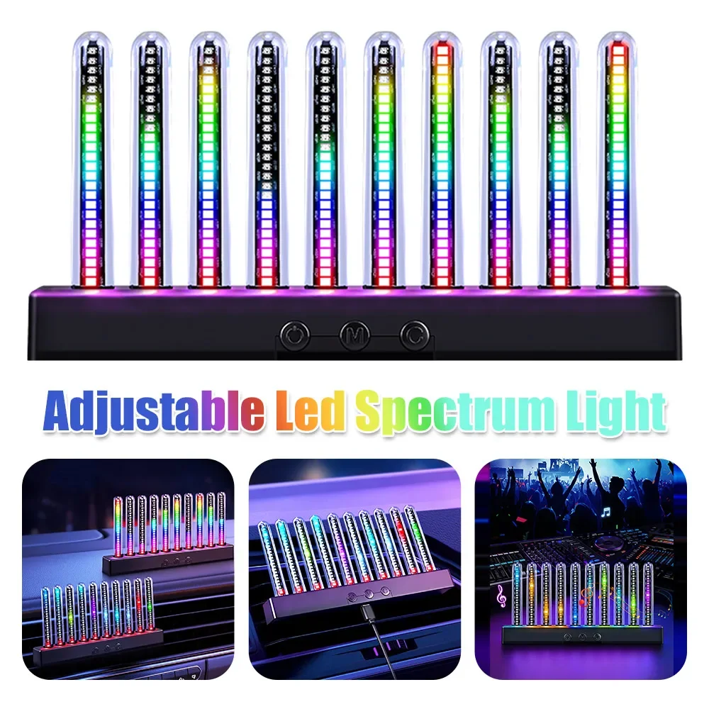 Einstellbares LED-Spektrumlicht mit mehreren RGB-Farben für die Innenausstattung von Autos zur Dekoration und als Innenzubehör. – Detail 21