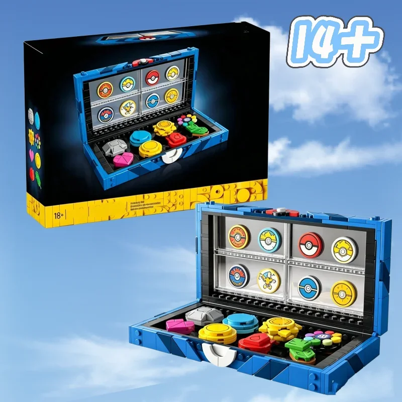 

New Arrival 312 Pieces 2026 New Badge Themed Assembled Model Building Blocks Display Ornament Holiday Birthday Gifts for Adults