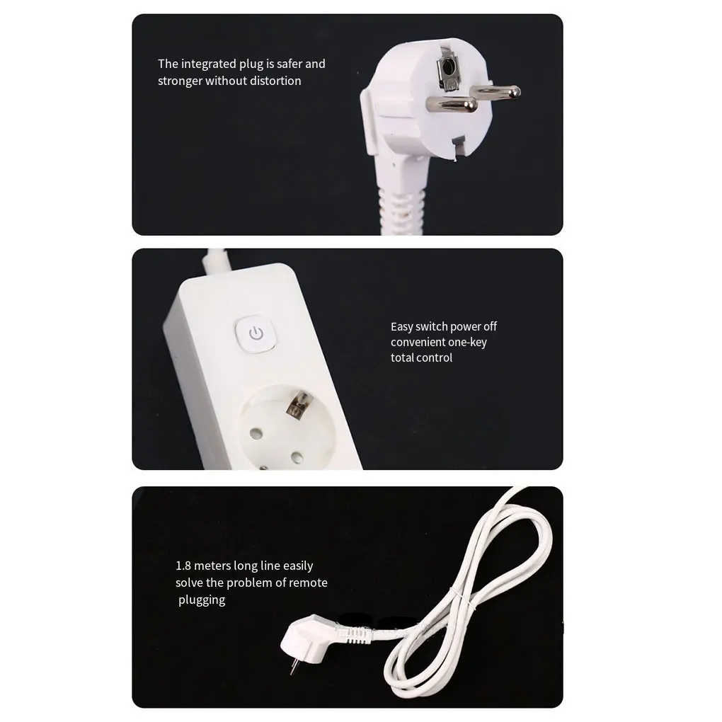 User-Friendly Power Strip Extension Socket Compact And Portable With Ease Easy