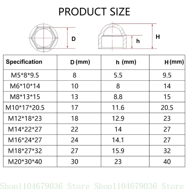 10pcs Nylon Dome Bolt Shield Safety Cover Caps Suitable For Hexagonal Fasteners Professional Finish Dust